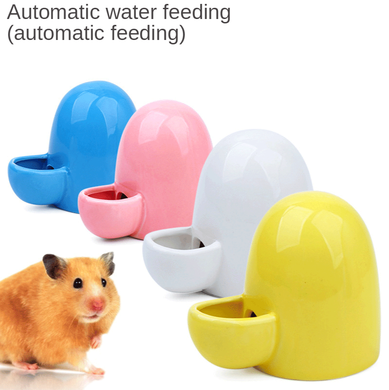 Pet Feeders - 세라믹 반려동물 햄스터 자동 물 디스펜서,