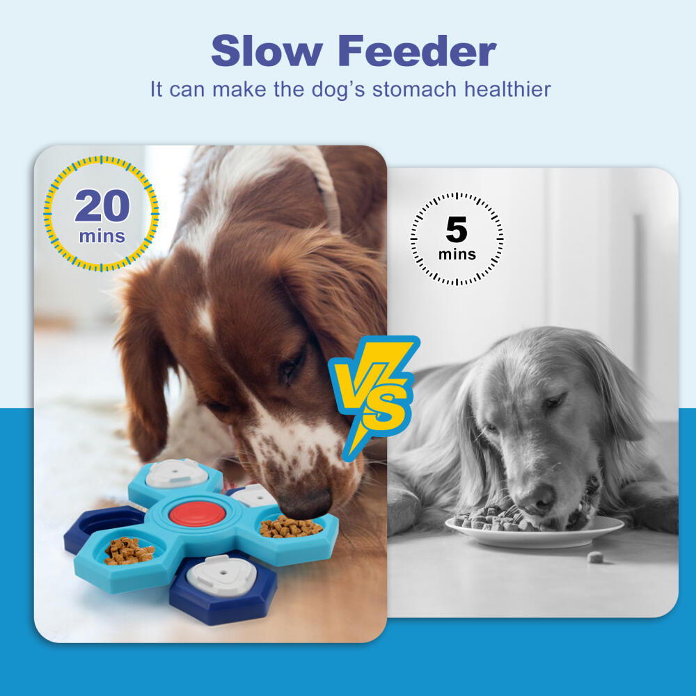 개 퍼즐 장난감 회전 턴테이블 소형 중형 대형견용 인터 - Dog Puzzle Feeder Toy 리뷰 및 가격
