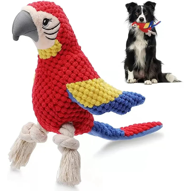 삑삑이 소리나는 튼튼한 플러시 앵무새 강아지 장난감 ( - Indestructible Dog Chew Toy 리뷰 및 가격
