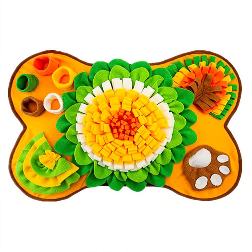 뼈 모양의 강아지 코박기 놀이 매트, 반려동물 퍼즐 담 - Dog Puzzle Feeder Toy 리뷰 및 가격